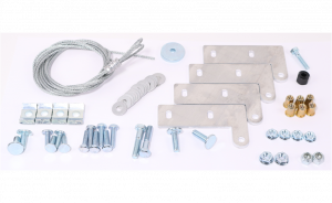 Hinge Curb Kit with Cables, For Use with CUBE101-200