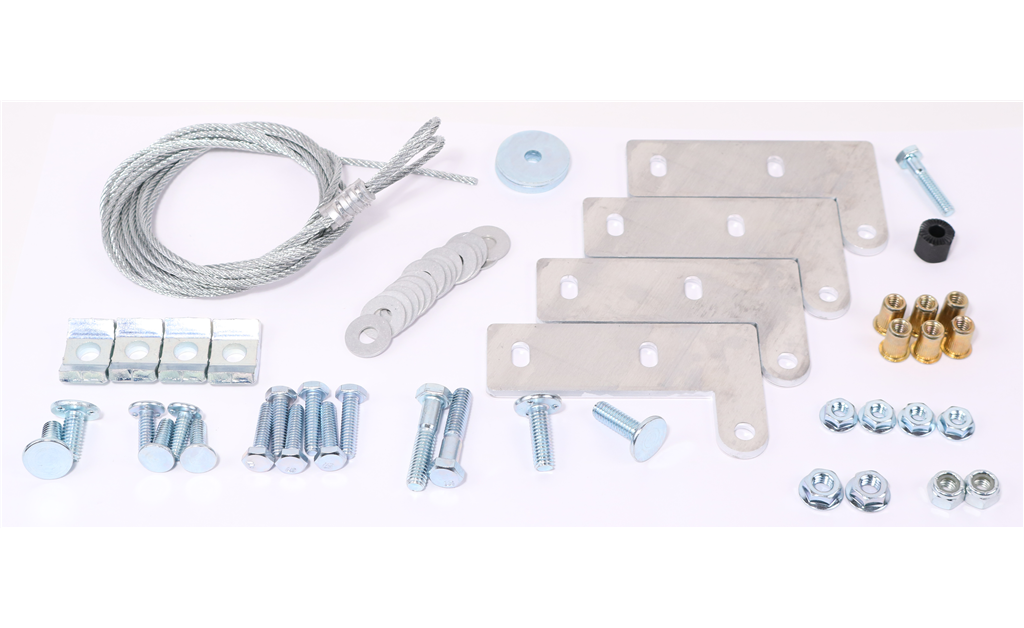 Hinge Curb Kit with Cables, For Use with CUBE101-200