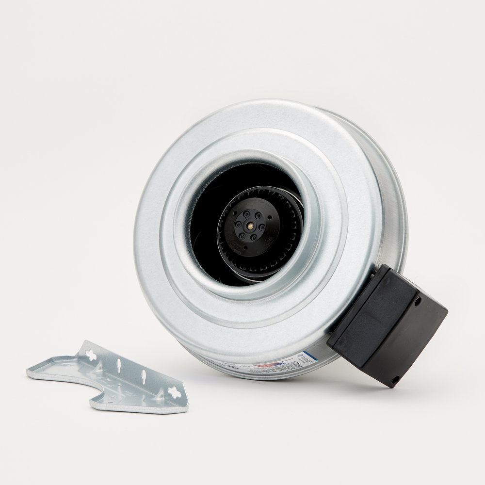 FG6XL Centrifugal Inline Fan, Direct Drive, 120V 1PH, 201-483 CFM