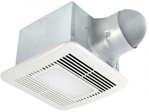 SIG80-110DLED - BreezeSignaure Bathroom Exhaust Fan with LED Light, Dual Speed, 30-110 CFM