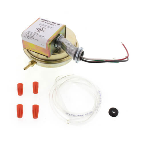 DB10 Positive Pressure Sensing Switch Kit, For use with FG-Series Fans in Dryer Booster Applications