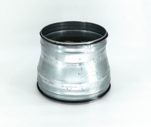 24" to 22" Reducer for Spiral Duct, Gasketed