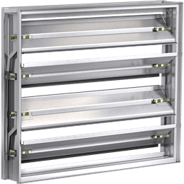 18x24 VCD-23 - Control Damper, Galvanized, Opposed Blade