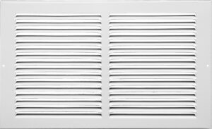G25 – Single Deflection Return Grille, 1/2″ Fin Spacing, Surface Mount, Steel