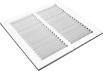 G25 – Single Deflection Return Grille, 1/2″ Fin Spacing, Surface Mount, Steel