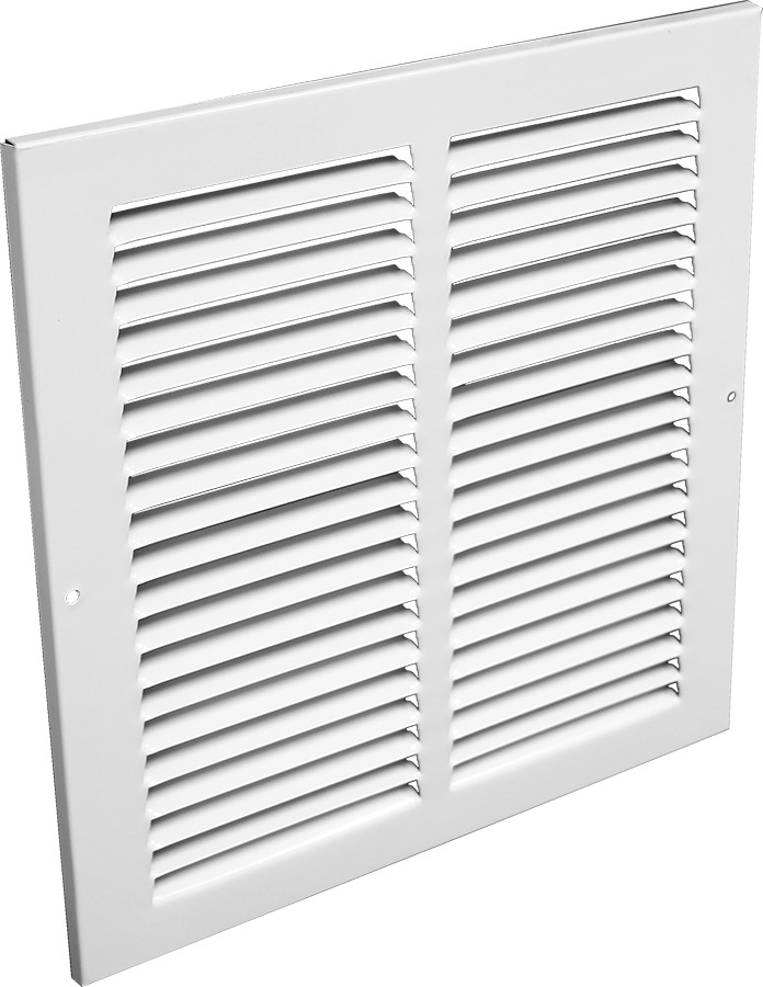 G25 – Single Deflection Return Grille, 1/2″ Fin Spacing, Surface Mount, Steel